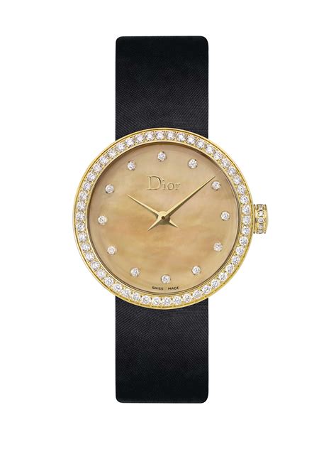 gold dior watch|Dior watch for women.